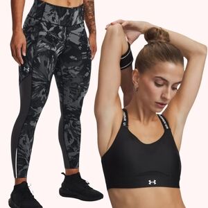 XS/S Set- Under Armour Leggings & High Impact Bra